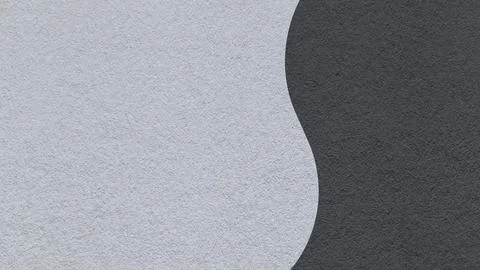 Light gray paper texture background with black vertical curved wavy split a.. Stock Photos