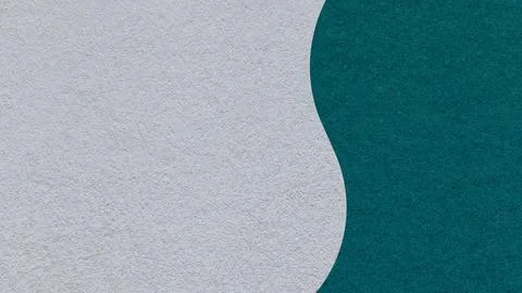 Light gray paper texture background with dark teal vertical curved wavy spl.. Stock Photos