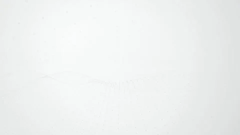 Light gray particles flow in a wave pattern in a seamless loop Stock Footage 341401938