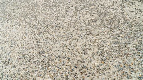 Light Gray Pebbled Park Path Ground Texture Background Stock Photos