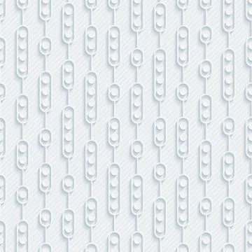 Light gray seamless pattern. Abstract 3d tileable wallpaper background. Stock Illustration