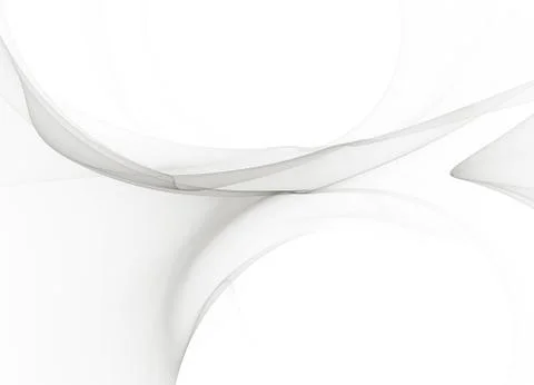 Light gray smoke on white Stock Illustration