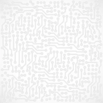 Light gray square abstract electronic background Stock Illustration