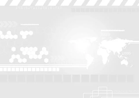 Light gray tech drawing background Stock Illustration