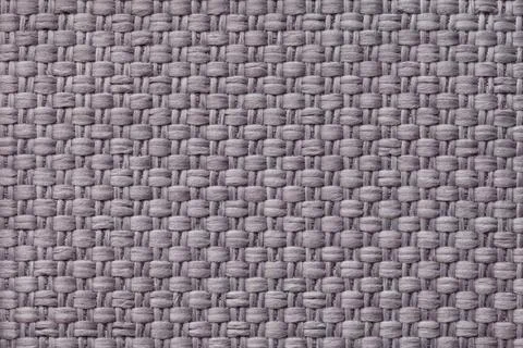 Light gray textile background with checkered pattern. Structure of fabric mac Foto stock