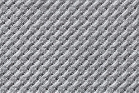 Light gray textile background closeup. Structure of the fabric macro Stock Photos