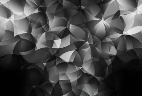 Light Gray vector abstract polygonal pattern. Stock Illustration