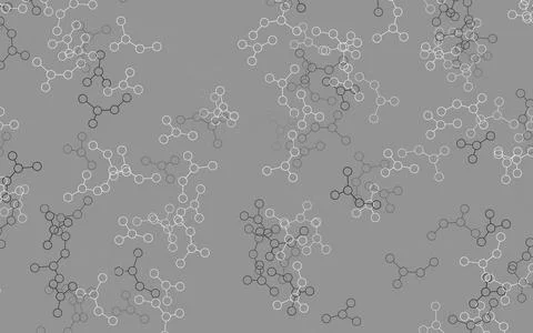 Light Gray vector backdrop with artificial intelligence data. Stock Illustration
