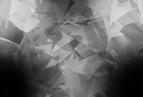 Light Gray vector background with abstract polygonals. Stock Illustration