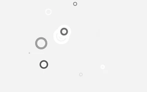 Light Gray vector background with bubbles. Illustrazione stock