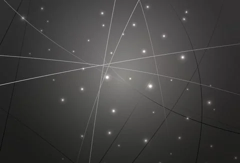 Light Gray vector background with circles and triangles. Stock Illustration