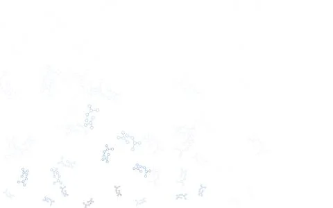 Light Gray vector background with forms of artificial intelligence. Illustrazione stock