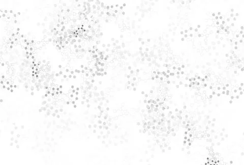 Light Gray vector background with forms of artificial intelligence. Illustrazione stock