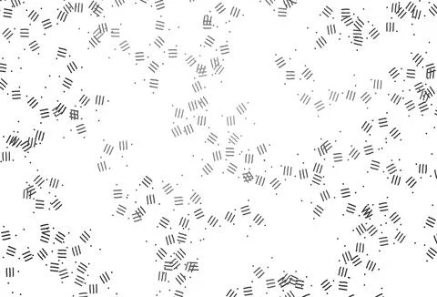 Light Gray vector background with straight lines, dots. Illustrazione stock