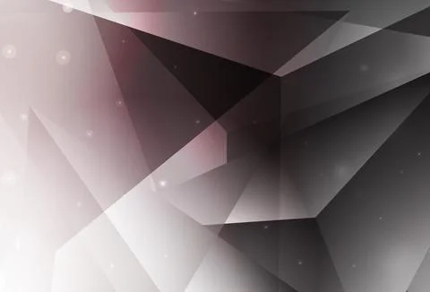 Light Gray vector background with triangles. Stock Illustration