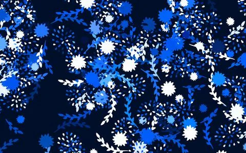 Light Gray vector doodle pattern with flowers, roses. Stock Illustration