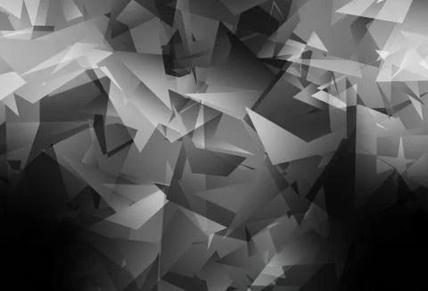 Light Gray vector gradient triangles texture. Stock Illustration