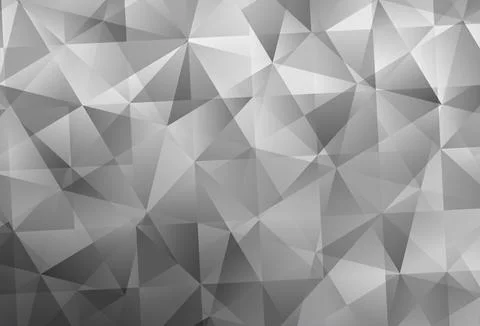 Light Gray vector low poly background. Stock Illustration