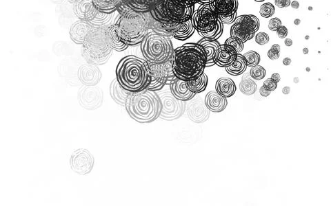 Light Gray vector natural pattern with roses. Stock Illustration
