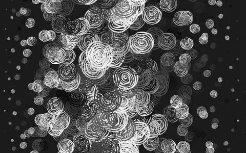 Light Gray vector natural pattern with roses. Stock Illustration