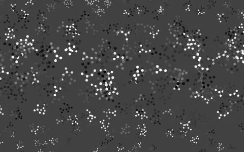 Light Gray vector pattern with artificial intelligence network. Illustrazione stock