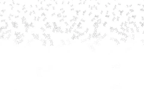 Light Gray vector pattern with artificial intelligence network. 스톡 일러스트