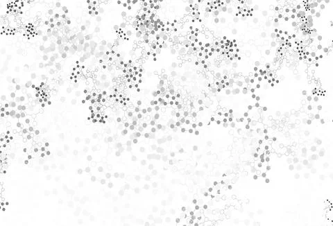 Light Gray vector pattern with artificial intelligence network. 스톡 일러스트