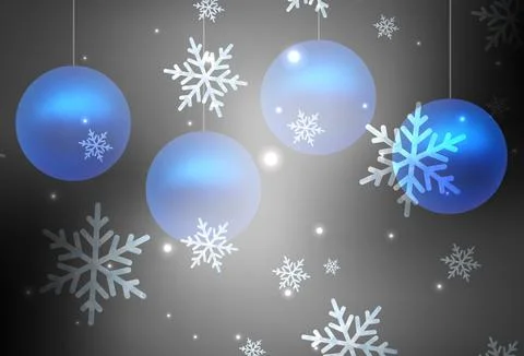 Light Gray vector pattern in Christmas style. Stock Illustration