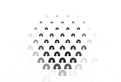 Light Gray vector pattern with rainbow elements. Illustrazione stock