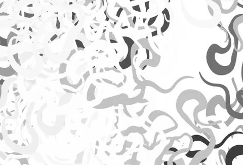 Light Gray vector pattern with random forms. Stock Illustration