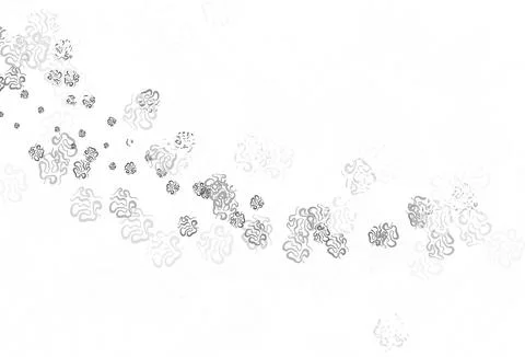 Light Gray vector pattern with random forms. Illustrazione stock