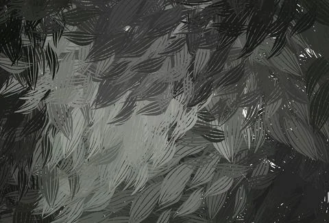 Light Gray vector pattern with random forms. Illustrazione stock