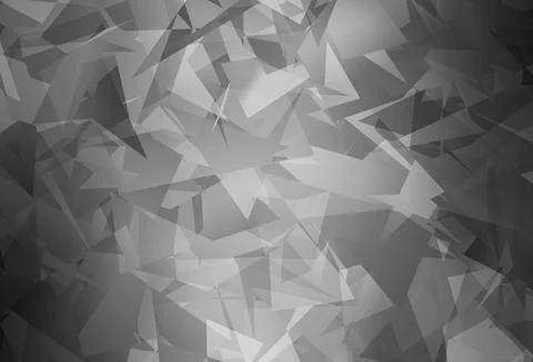 Light Gray vector pattern with random polygonals. イラスト素材