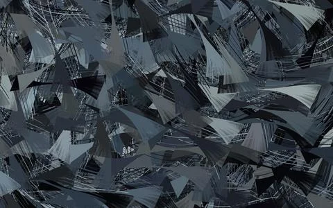 Light Gray vector pattern with random forms. Stock Illustration