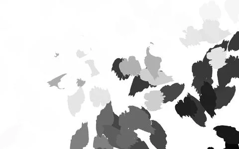 Light Gray vector pattern with random forms. Illustrazione stock