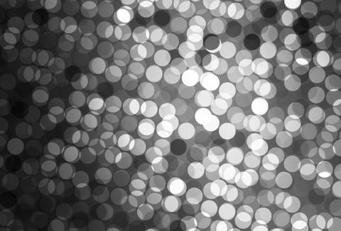 Light Gray vector pattern with spheres. Stock Illustration