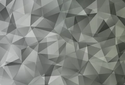 Light Gray vector polygonal pattern. Stock Illustration