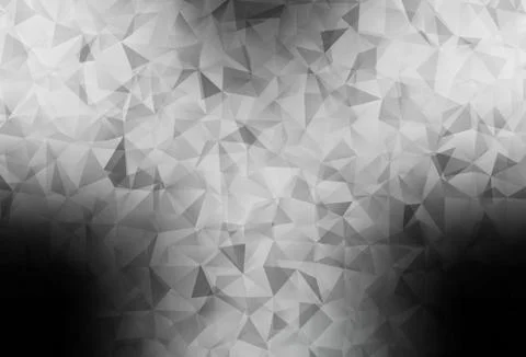 Light Gray vector shining triangular layout. Illustrazione stock