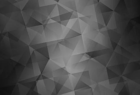 Light Gray vector shining triangular background. Stock Illustration