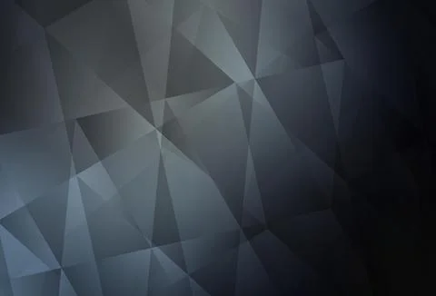 Light Gray vector shining triangular backdrop. Stock Illustration