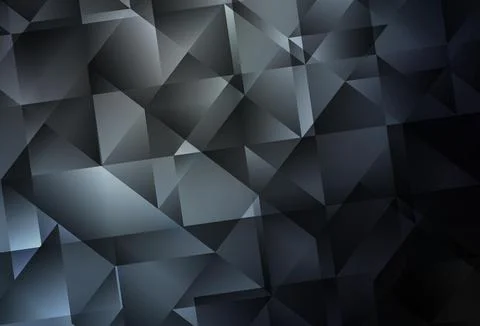 Light Gray vector shining triangular layout. Stock Illustration