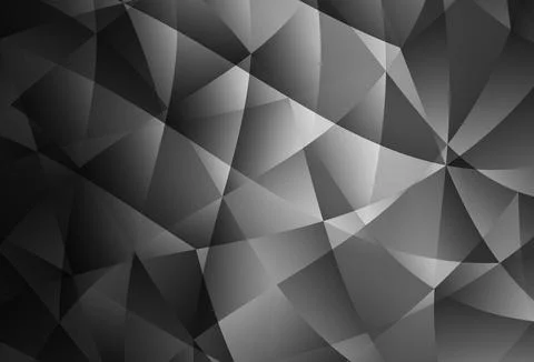 Light Gray vector shining triangular background. Stock Illustration