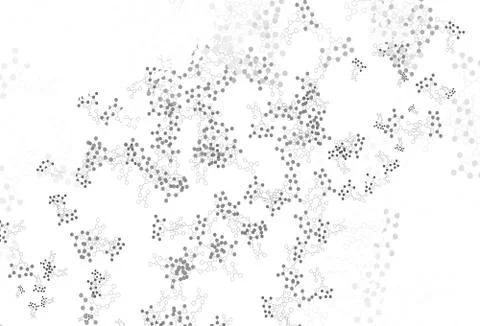Light Gray vector template with artificial intelligence structure. Stockillustratie
