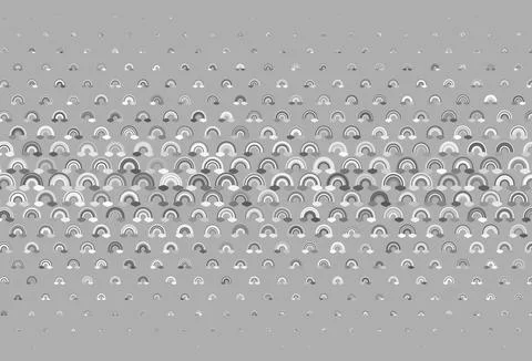 Light Gray vector template with rainbow signs. Illustrazione stock
