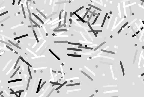 Light Gray vector template with repeated sticks, dots. Stock Illustration