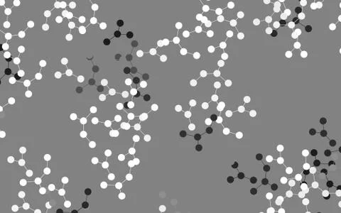 Light Gray vector texture with artificial intelligence concept. 스톡 일러스트