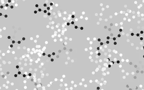 Light Gray vector texture with artificial intelligence concept. 스톡 일러스트