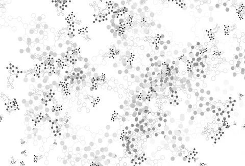 Light Gray vector texture with artificial intelligence concept. Stockillustratie