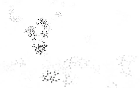 Light Gray vector texture with artificial intelligence concept. Illustrazione stock