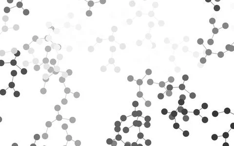 Light Gray vector texture with artificial intelligence concept. Stock Illustration